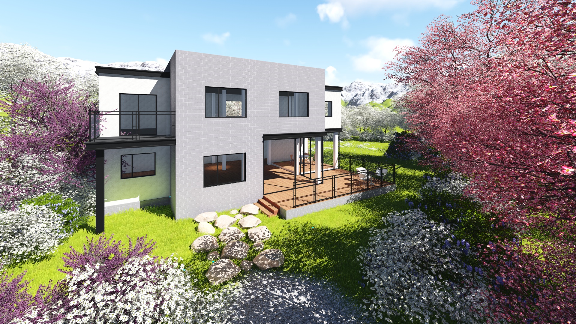 實施方案-黃島現代餐廳