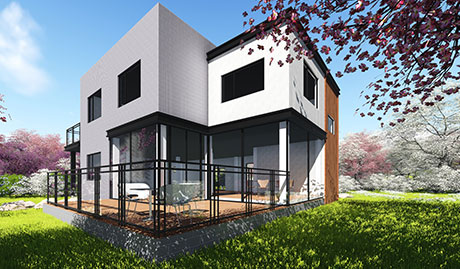 實施方案-黃島現代餐廳