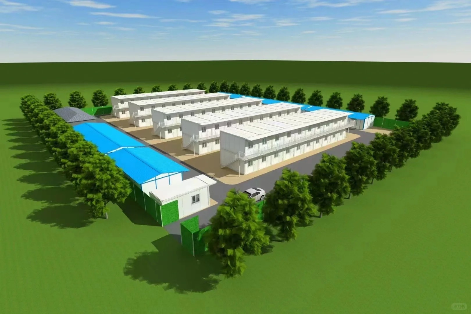 集成建筑賦能工程營地